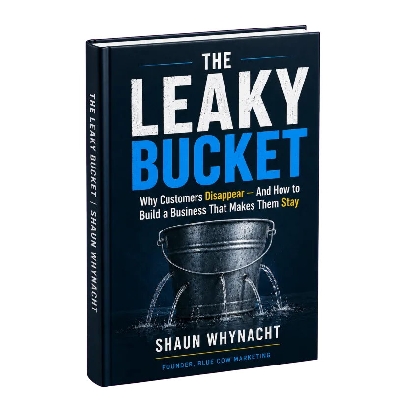 The Leaky Bucket by Shaun Whynacht, book cover